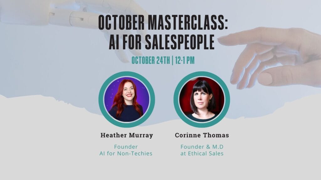 October Masterclass - AI for salespeople